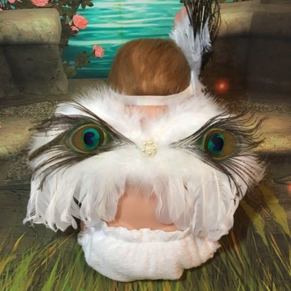 Peacock Angel Wings, Peacock Headband, Costume